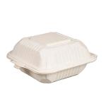 700ml capacity biodegradable compostable corn starch clamshell food box