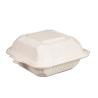 Buy cheap 700ml capacity biodegradable compostable corn starch clamshell food box packaging box from wholesalers