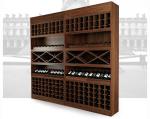 Buy cheap Solid Wood Wine Storage Racks Showcase / Commercial Wine Racks Nostalgic Style from wholesalers