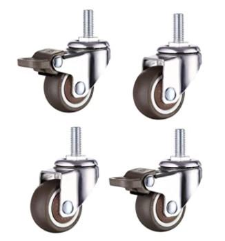 Buy cheap Small Tiny Rubber Caster For Medical Trolley Cart from wholesalers