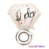 Buy cheap Diamond Ring Shape I DO Aluminum Film Foil Balloons For Wedding Party from wholesalers