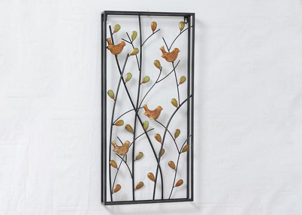 Buy cheap Home Garden Birds In Tree Framed Metal Tree Wall Art from wholesalers