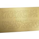 Hairline Stainless Steel 304 Mirror Finish Titanium Gold Etched Plate