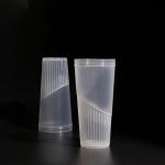 Buy cheap Crystal Clear Plastic PP Cup With Lids For Iced Beverage FDA Approved from wholesalers