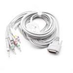 Customization ECG Lead Wire 6p 3 Lead Snap Cables Aha Trunk Cable Medical