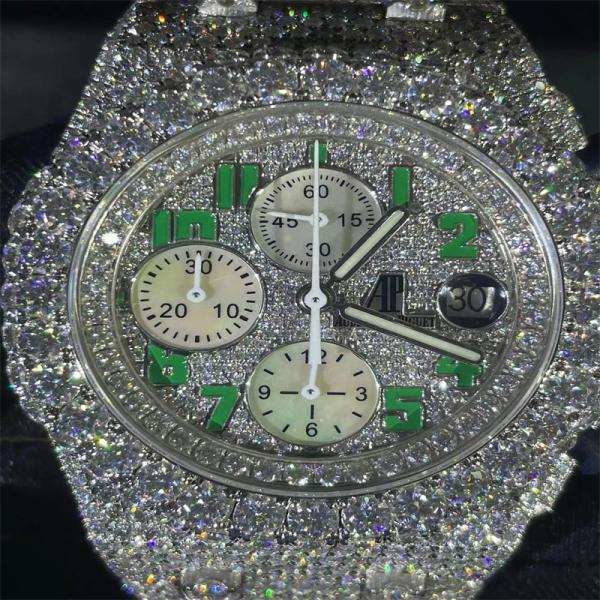 Buy cheap 36 MM Women Diamond Watch VVS Moissanite Studded Watch For Her from wholesalers
