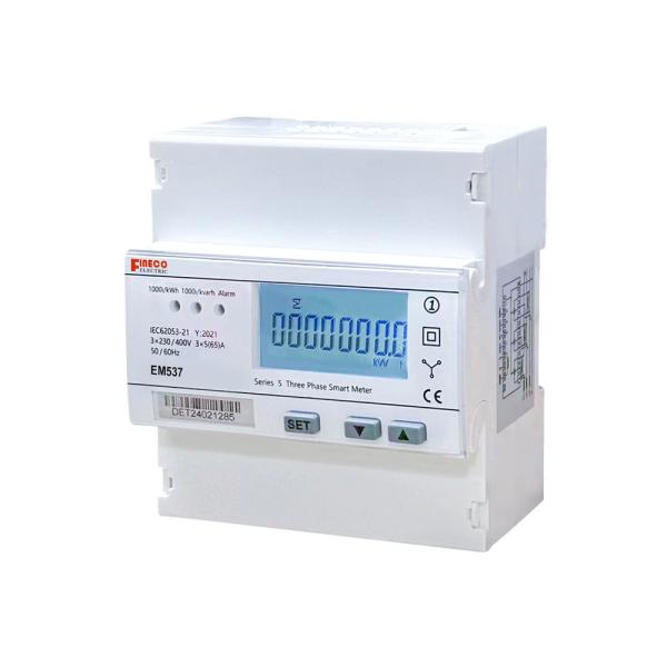 Buy cheap EM537 3*230/400V 5(65)A three phase bi-directional electrical energy meter from wholesalers