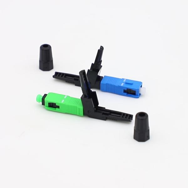 Buy cheap APC UPC Fiber Optic Fast Connector Green Blue 3.0*2.0mm from wholesalers