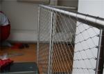 Flexible Balustrade Cable Mesh Safety Netting 316l Stainless Steel Ferrule Cable