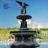 Buy cheap BLVE Bronze Angel Statue Pool Water Fountain Large Outdoor Sculptures Garden Fountains Decorative from wholesalers