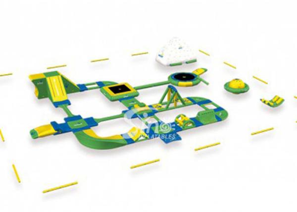 40x32m kids N adults giant inflatable floating water park combined with iceberg,
