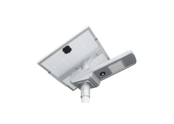 Buy cheap 40W Integrated Solar Powered LED Street Light 140lm/w IP65 Infrared Sensor 12V battery from wholesalers