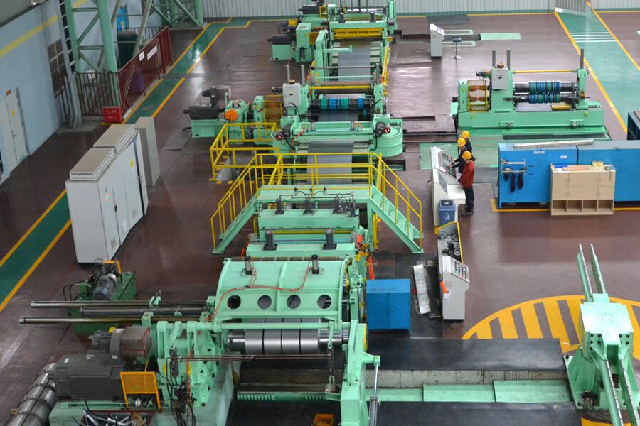 Vertical Metal Coil Steel Slitting Machine 25T 300KW