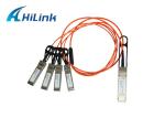 40G Rate SFP Transceiver Module QSFP To 4xSFP + AOC Active Optical Cable