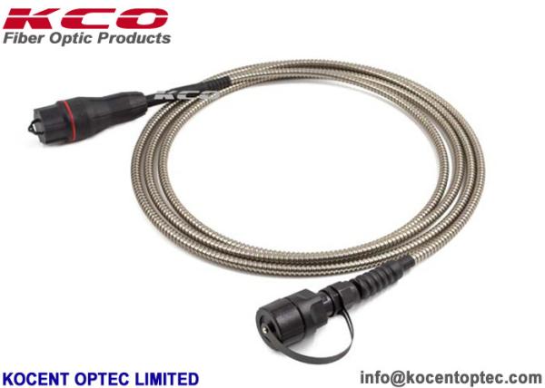 Buy cheap Spiral Armored Fiber Optic Jumper Cables Anti rodent Military Field Operation from wholesalers