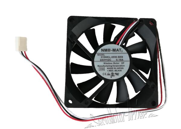 Buy cheap NMB Servo Motor Cooling Fan , 8CM 24V 3106KL 05W B59 DC Motor Cooling Fan from wholesalers