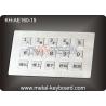 Buy cheap Matrix Output Industrial Metal Keyboard Anti Rusty For Mine Machine from wholesalers