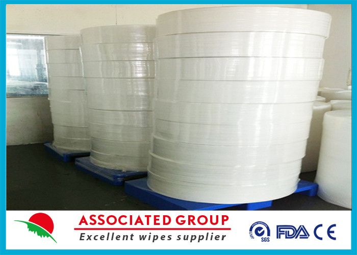 Soft Hygiene Spunlace Nonwoven Fabric 100% Viscose Raw Materials