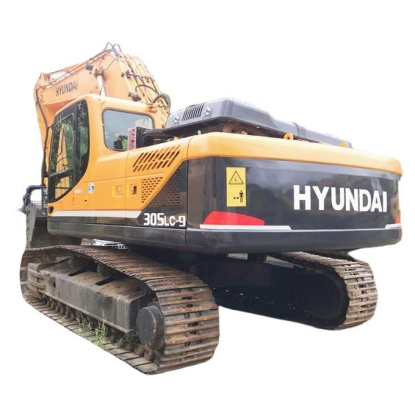 Shanghai Used Hyundai 305LC-9 Excavator with Original Hydraulic Valve and