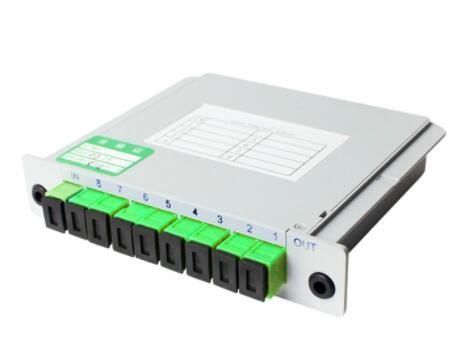 Buy cheap TV System 1 8 Plc Splitter , SC APC Splitter ABS Material from wholesalers