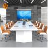 Buy cheap SGS Rectangular Solid Surface Conference Table Easily Repairable from wholesalers