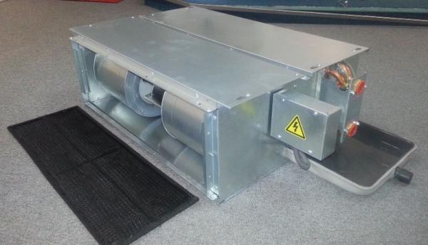 Buy cheap 1400cfm Water Chilled 1.8Kw Duct Fan Coil Unit from wholesalers