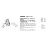 Buy cheap Glass door locks LC-010A, stainless steel 304 plate, finishing satin or mirror from wholesalers