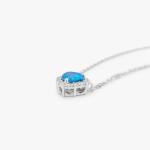 Heart Cut Synthetic Lab Created Diamond Necklace VS2-VVS1