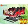 Buy cheap Air injection / Leg sweep Dynamic 4d 5D Movie Theater VR simulator from wholesalers