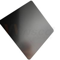 Buy cheap 4x8ft Satin Black Titanium 304 Hairline Finish Stainless Steel 0.4mm-3.0mm For product
