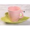 Buy cheap Hotel Stain Resistant 130ml Plate Flamingo Tea Set from wholesalers