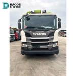 Used Truck Mounted Concrete Pump Truck With Scania Chassis 56 Meters