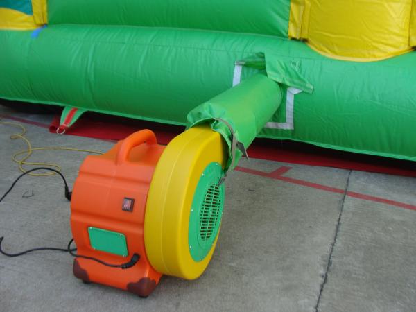 1P / 1.5P / 2P Inflatable Blower Overheat Protection Measures For Play