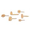 Buy cheap Custom Bamboo Tag Wood Garden Plants Labels T-Type/Square Round/Rectangle Shape Plant Sign Tags Gardening Stakes from wholesalers