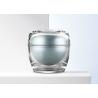 Buy cheap 50g Clear Double Wall Cosmetic Plastic Jars Acrylic Cosmetic Jars from wholesalers