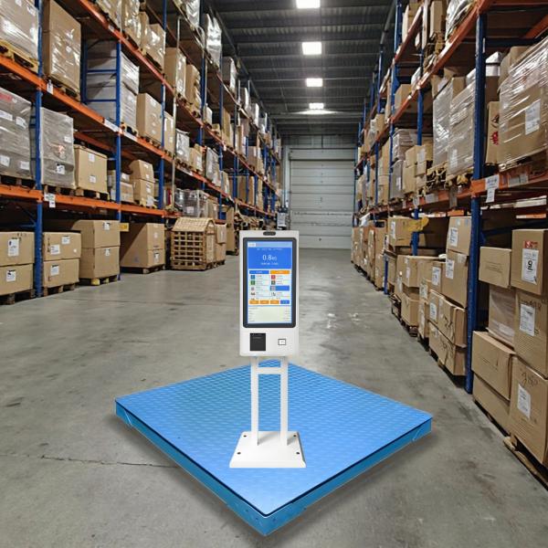 21.5inch Smart Ground Scale Platform IoT LCD Display Weighing System Touch Screen Thermal Printing Receipt Label OEM ODM