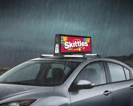 Buy cheap 2.5mm 3mm Taxi Top Led Display For Exterior Advertising from wholesalers