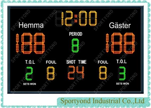 Buy cheap Sports Electronic Scoreboards For Floorball / Basketball / Volleyball / Handball from wholesalers
