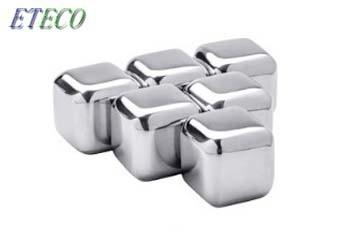 Buy cheap Ecofriendly Stainless Steel Chilling Cubes , Metal Whiskey Stones Dishwasher Safe from wholesalers
