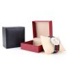 Buy cheap Fine Pebble Grain Hard Paper Watch Packaging Box Compact Cardboard Storage Case from wholesalers