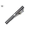 Buy cheap Colored Mens Brushed Silver Tie Bar , Personalised Silver Tie Clip For Skinny Tie from wholesalers