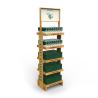 Buy cheap POS Wooden Display Stand Suncare Products Freestanding Retail Display For Cosmetic Store from wholesalers
