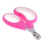 Pink Color Pet Nail Scissors , Pet Pedicure Nail Grinder Ergonomic Design