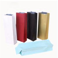 Buy cheap Heat Quad Seal Side Gusseted Aluminium Foil Standing Pouch One Way Degassing product