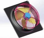 600-900mm Industrial Ventilating Fan Large Size EC Vertical Cooling Fan For