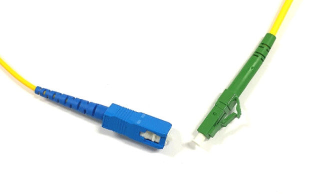1310nm 1550nm Single Mode Fiber Patch Cord LC / APC - SC / APC Fiber Optic Patch Cord
