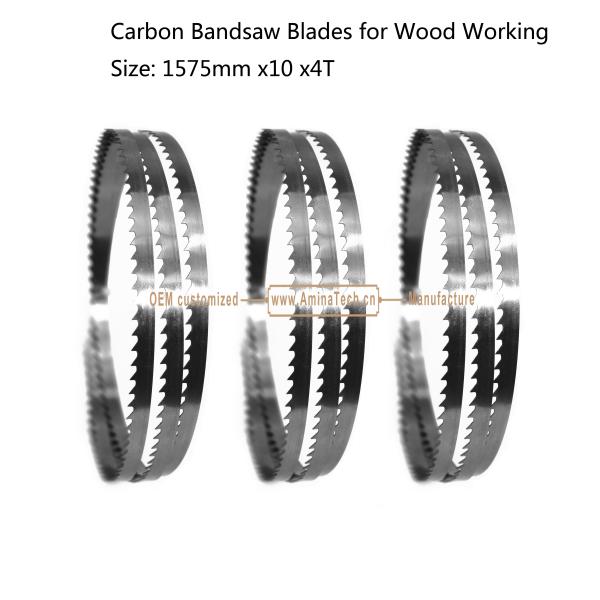 Buy cheap Carbon Band Saw Blades for Wood Working Size: 1575mm x10 x4T from wholesalers
