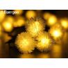 Buy cheap 20 LED Furry Ball Solar LED Christmas Lights Colorful IP65 Xmas Decoration from wholesalers