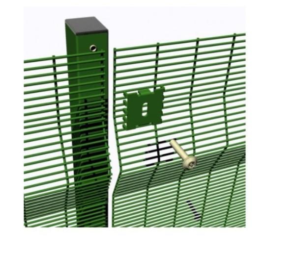 Buy cheap 76.2*12.7mm Opening Powder Coated Airport 358 Wire Mesh Fence Rustproof from wholesalers