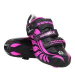 Custom Ladies Cycle Touring Shoes Good Ground Holding Nylon+Tpu Sole